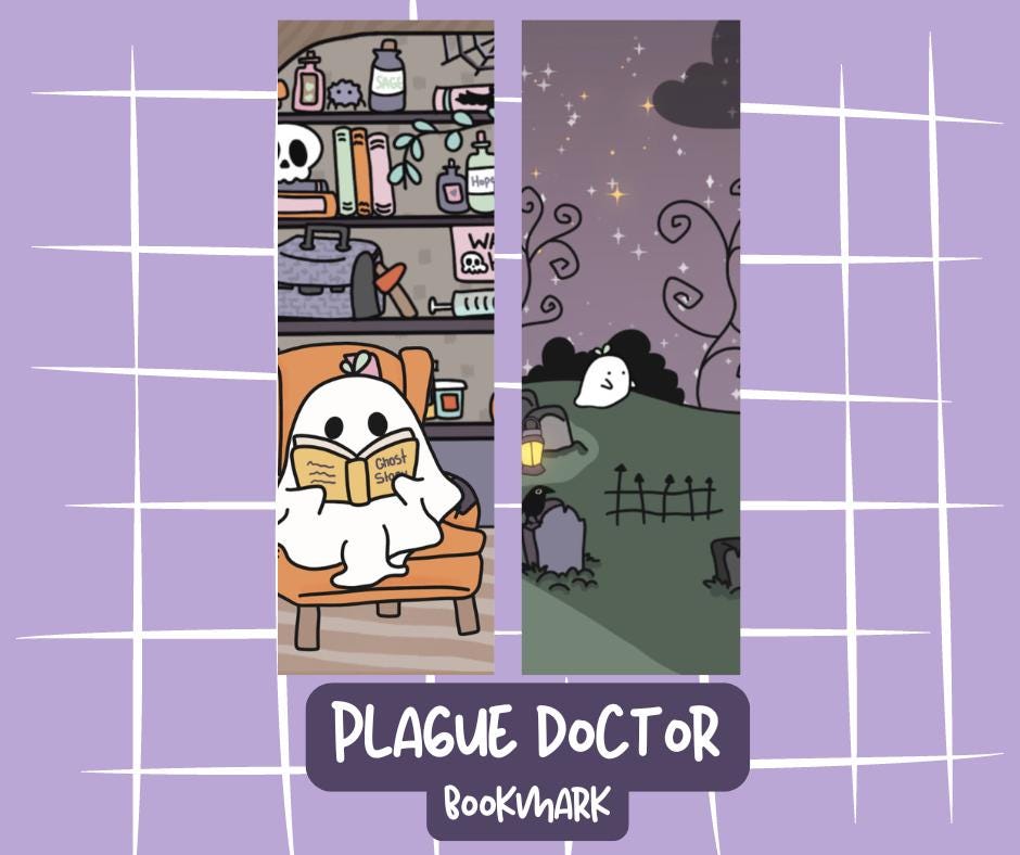 Plague Doctor Bookmark