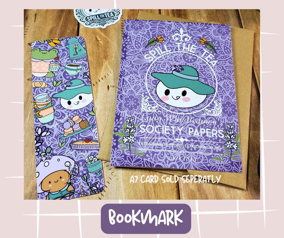 Tea Time Bookmark