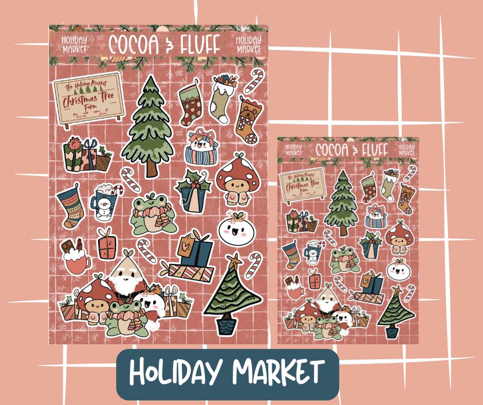 Holiday Market Deco Sticker Sheet