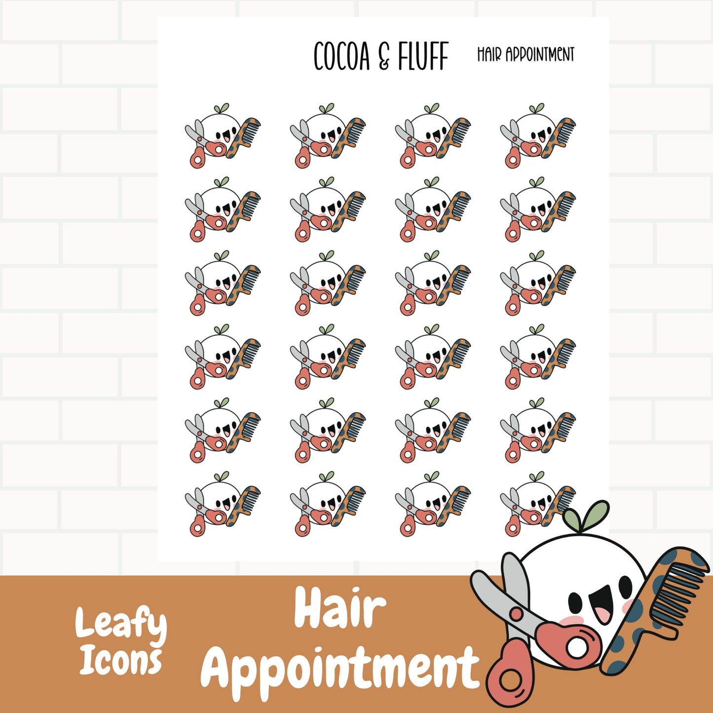 Hair Cut Planner Icons