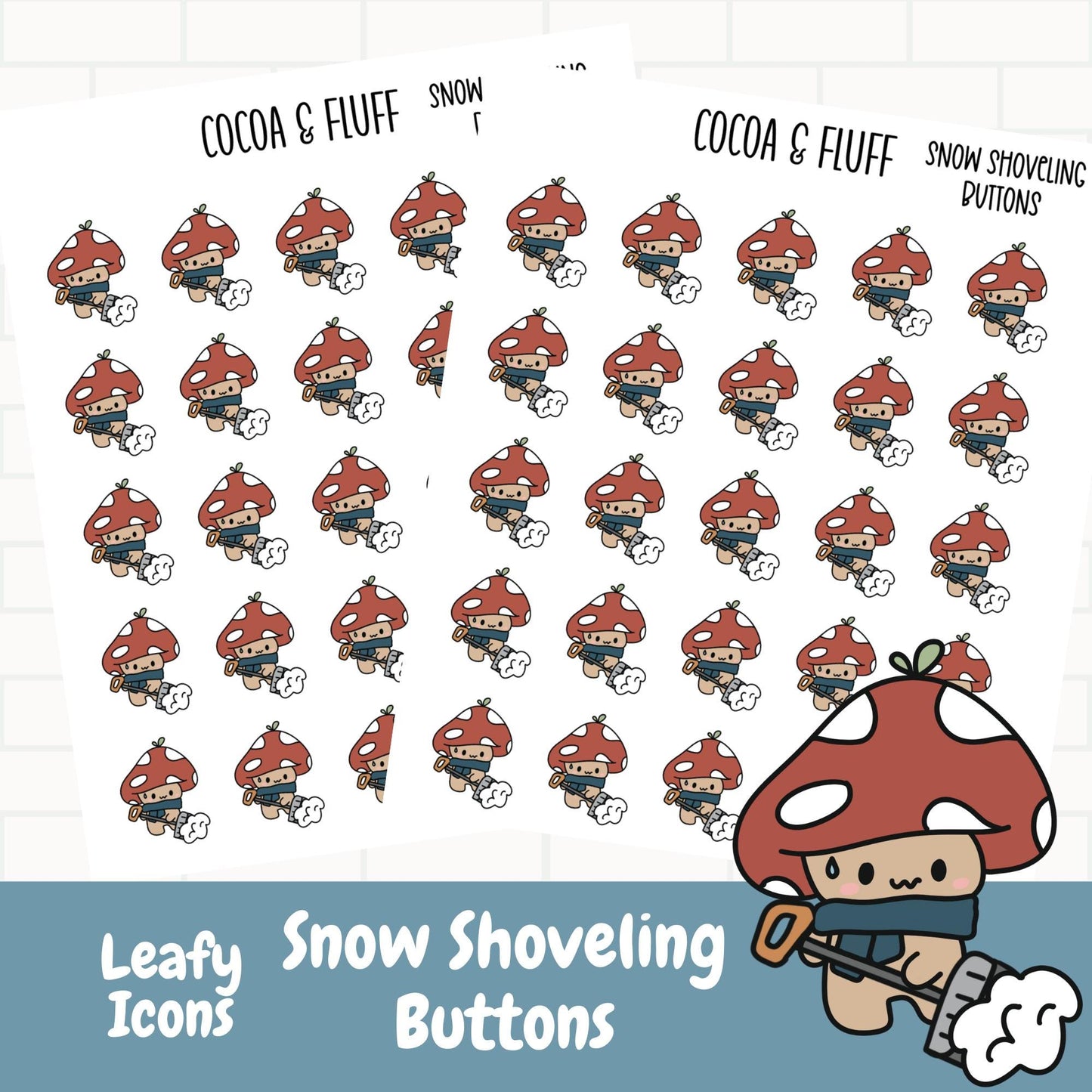 Snow Shoveling Planner Icons