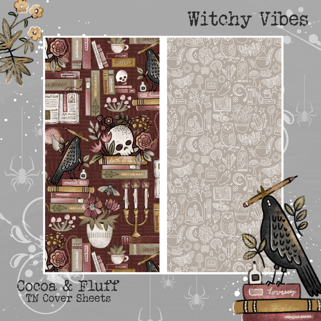 TN Cover Sheets - NEW ITEM - Witchy Vibes