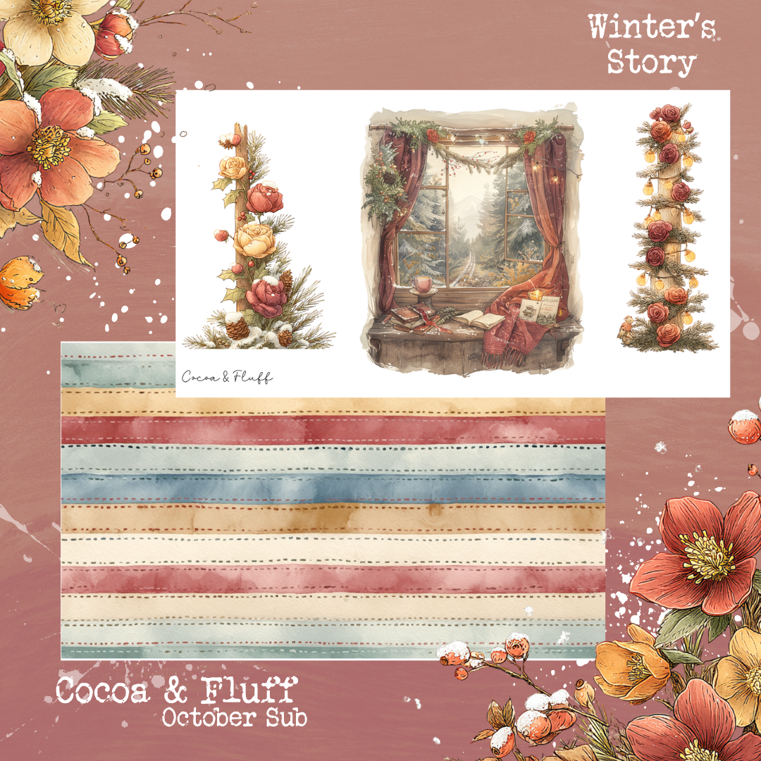 Monthly Mystery Subscription Washi Paper