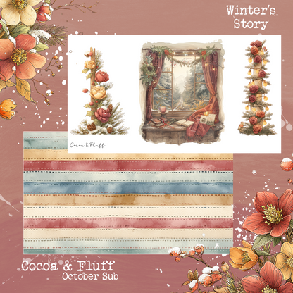 Monthly Mystery Subscription Washi Paper