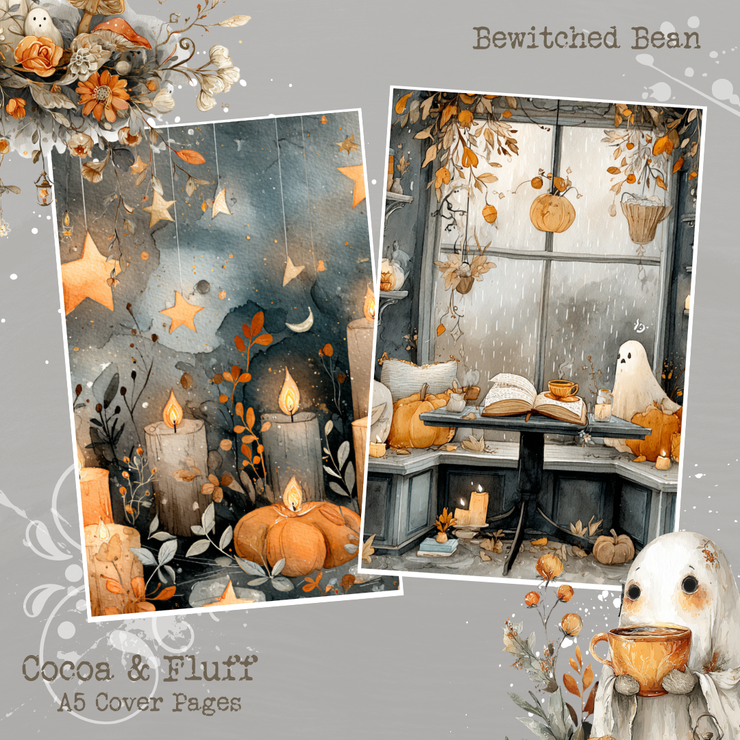 A5 Cover Sheets - NEW ITEM - Bewitched Bean