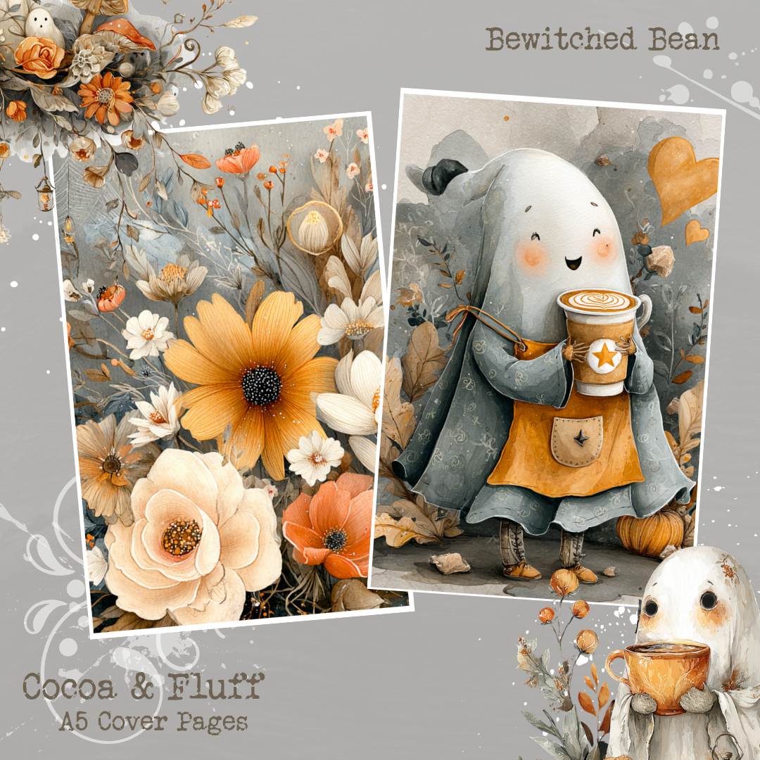 A5 Cover Sheets - NEW ITEM - Bewitched Bean