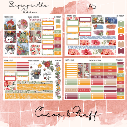 Singing in The Rain Hobonichi Cousin