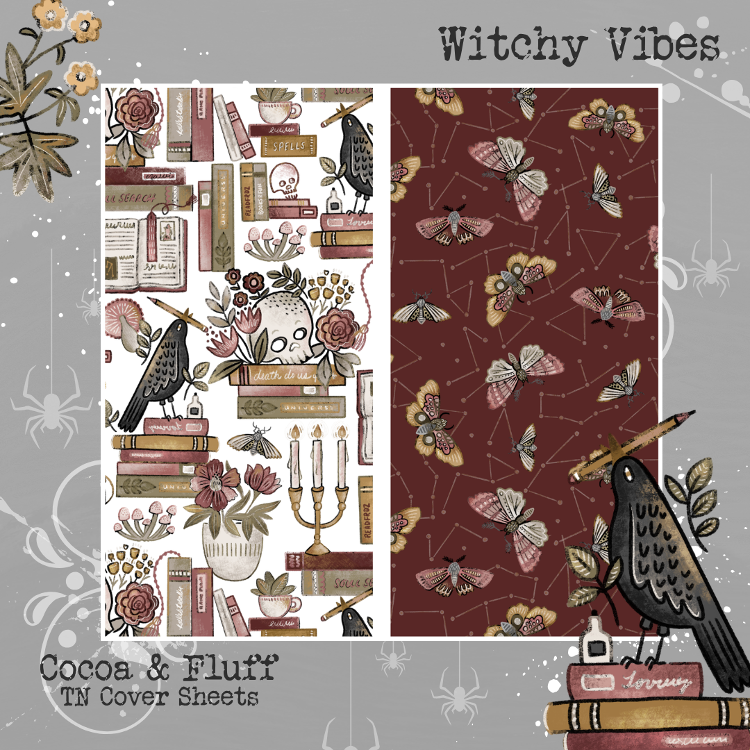 TN Cover Sheets - NEW ITEM - Witchy Vibes