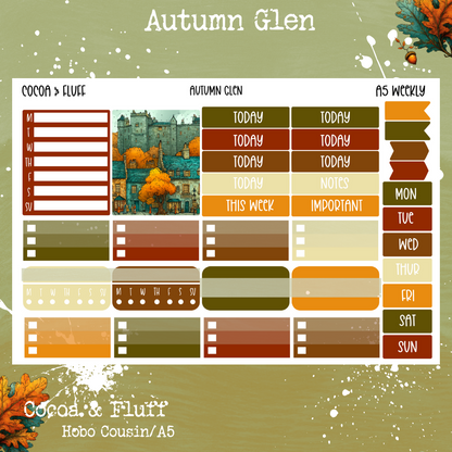Autumn Glen A5 Weekly Kit