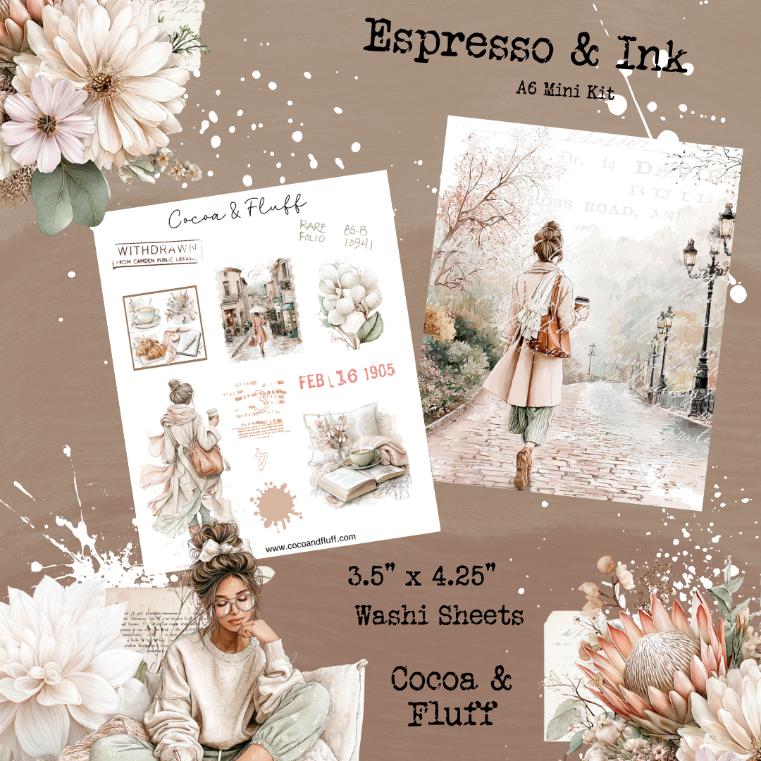 Espresso & Ink A6/ Personal size Journaling kit