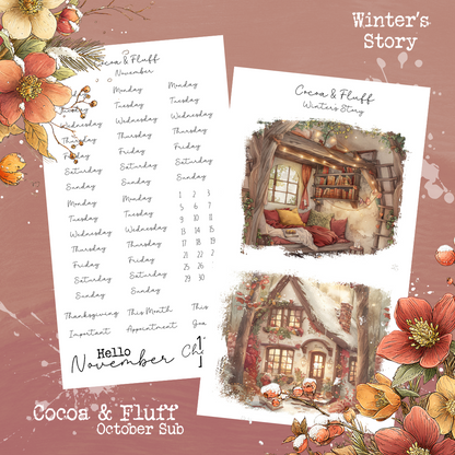 Monthly Mystery Subscription Washi Paper