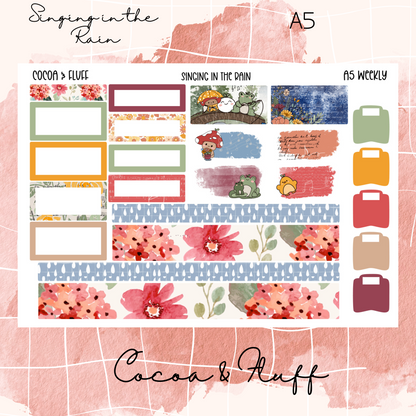 Singing in The Rain Hobonichi Cousin