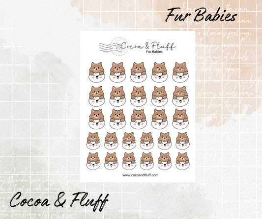 Fur Baby Snuggles Planner Icons