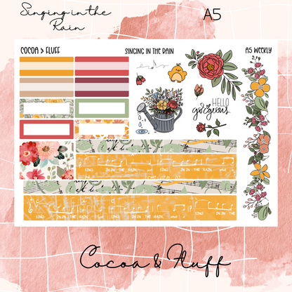 Singing in The Rain Hobonichi Cousin