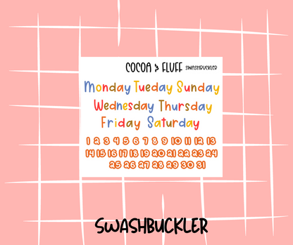 Swashbuckler Sticker Sheet Bundle