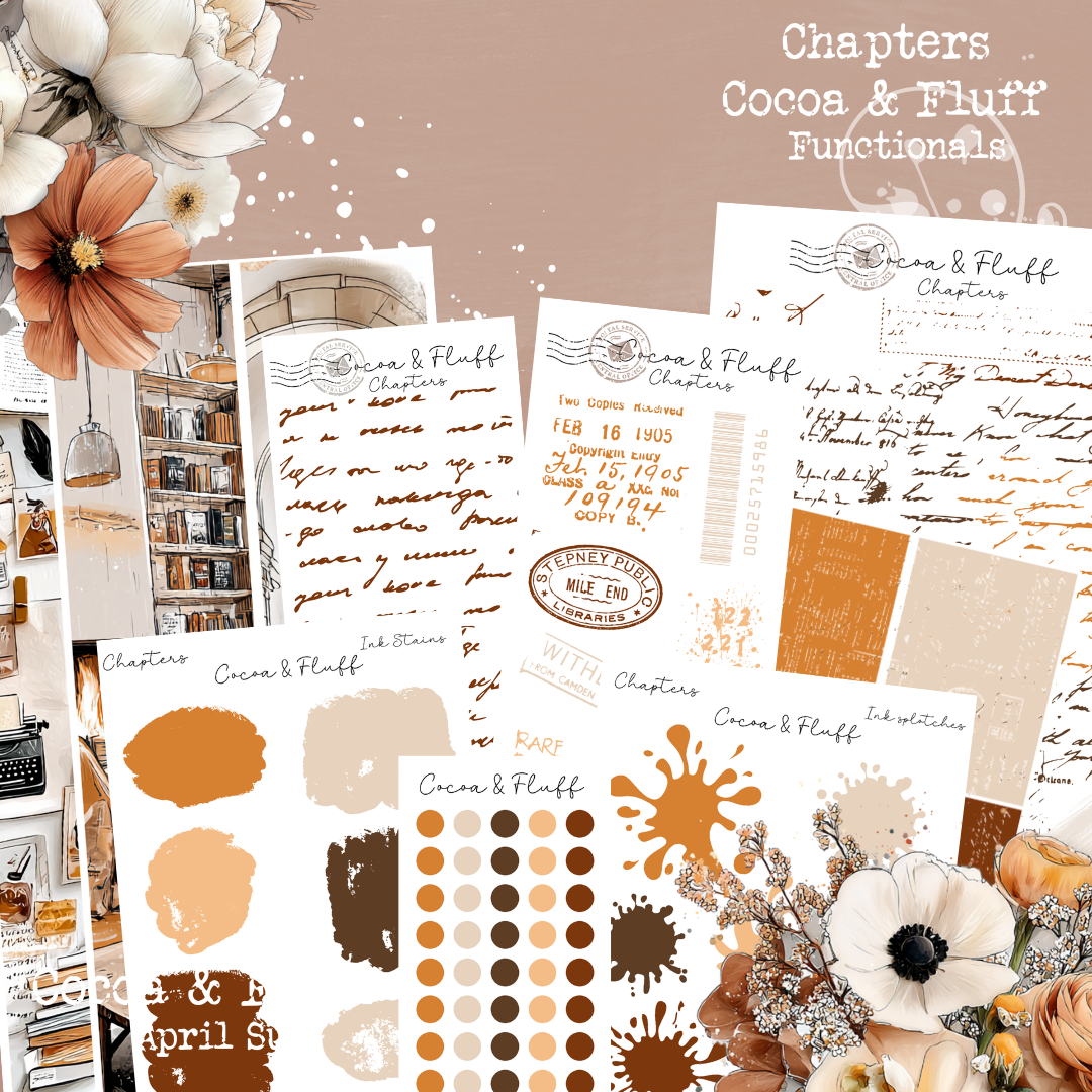 Functional Planner Stickers – Chapters