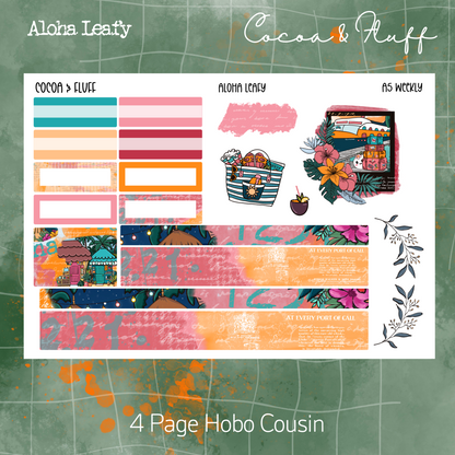 Aloha Leafy A5 Weekly Kit