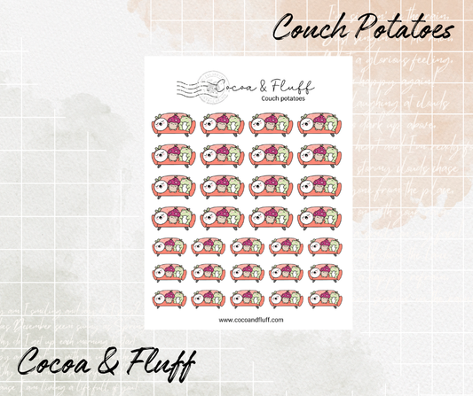 Couch Potatoes Planner Icons