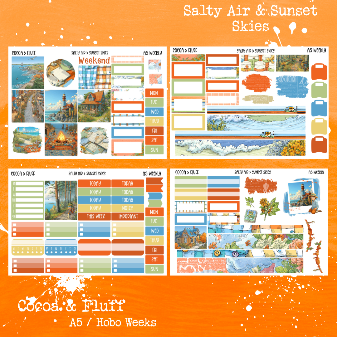 Salty Air A5 Weekly Kit