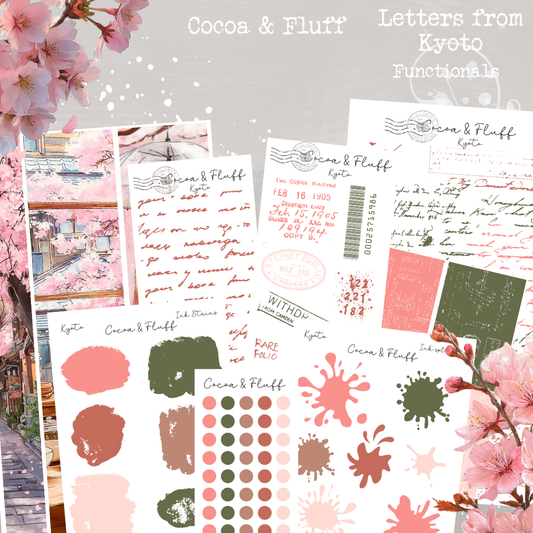 Functional Planner Stickers – Letters from Kyoto