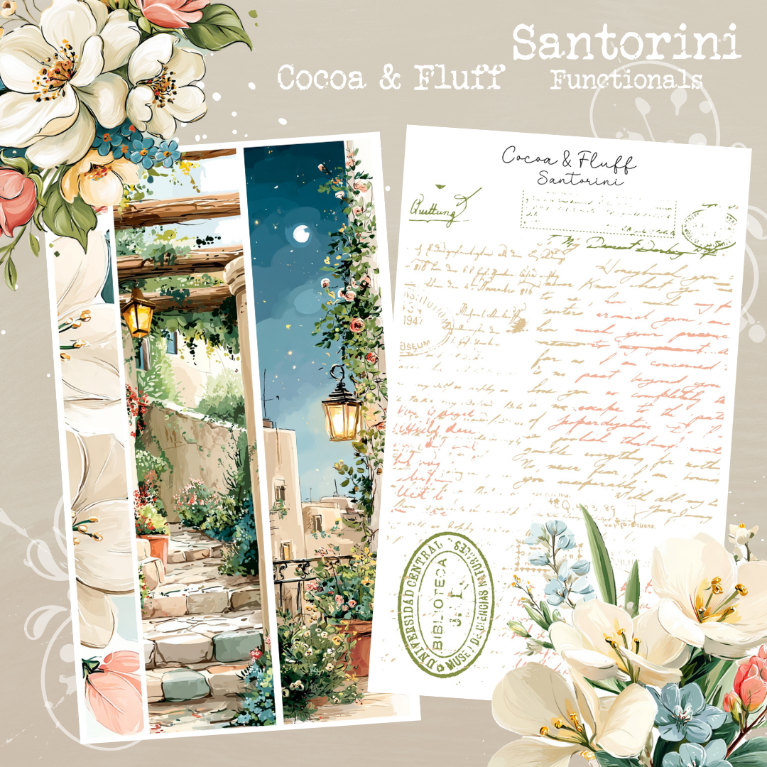 Functional Planner Stickers – Santorini