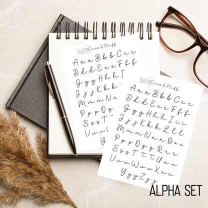 Fancy Planner Scripts Single Font
