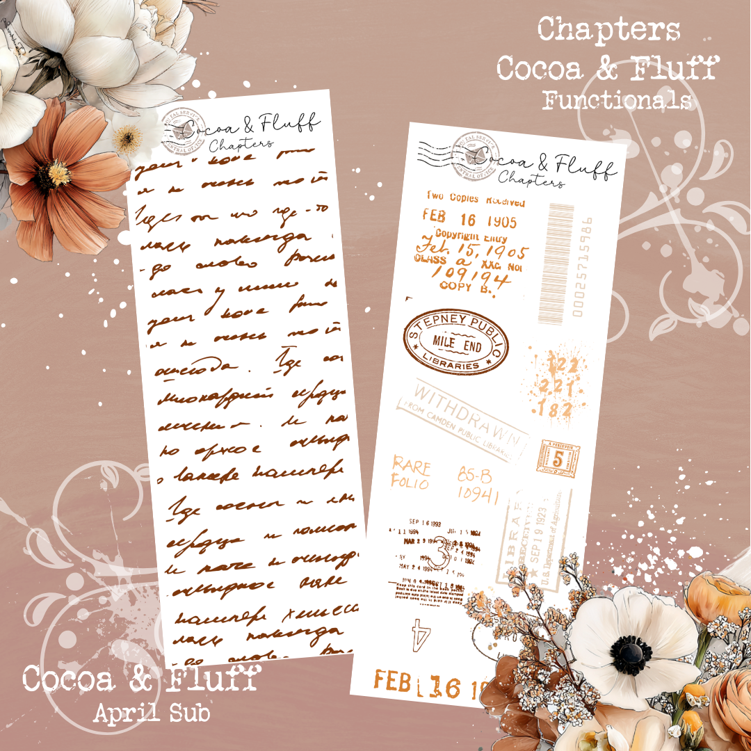 Functional Planner Stickers – Chapters