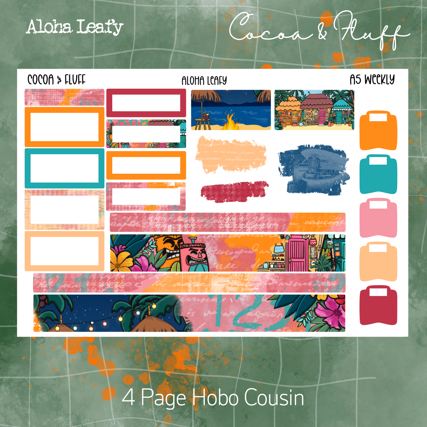 Aloha Leafy A5 Weekly Kit