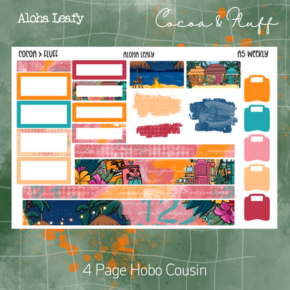 Aloha Leafy A5 Weekly Kit