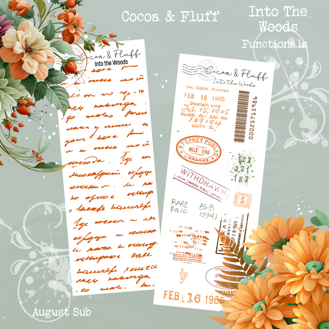Functional Planner Stickers – Into the Woods