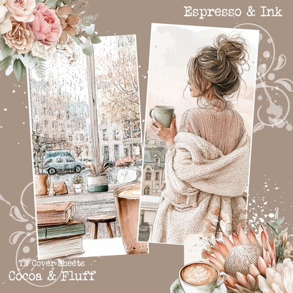 TN Cover Sheets - NEW ITEM - Espresso & Ink