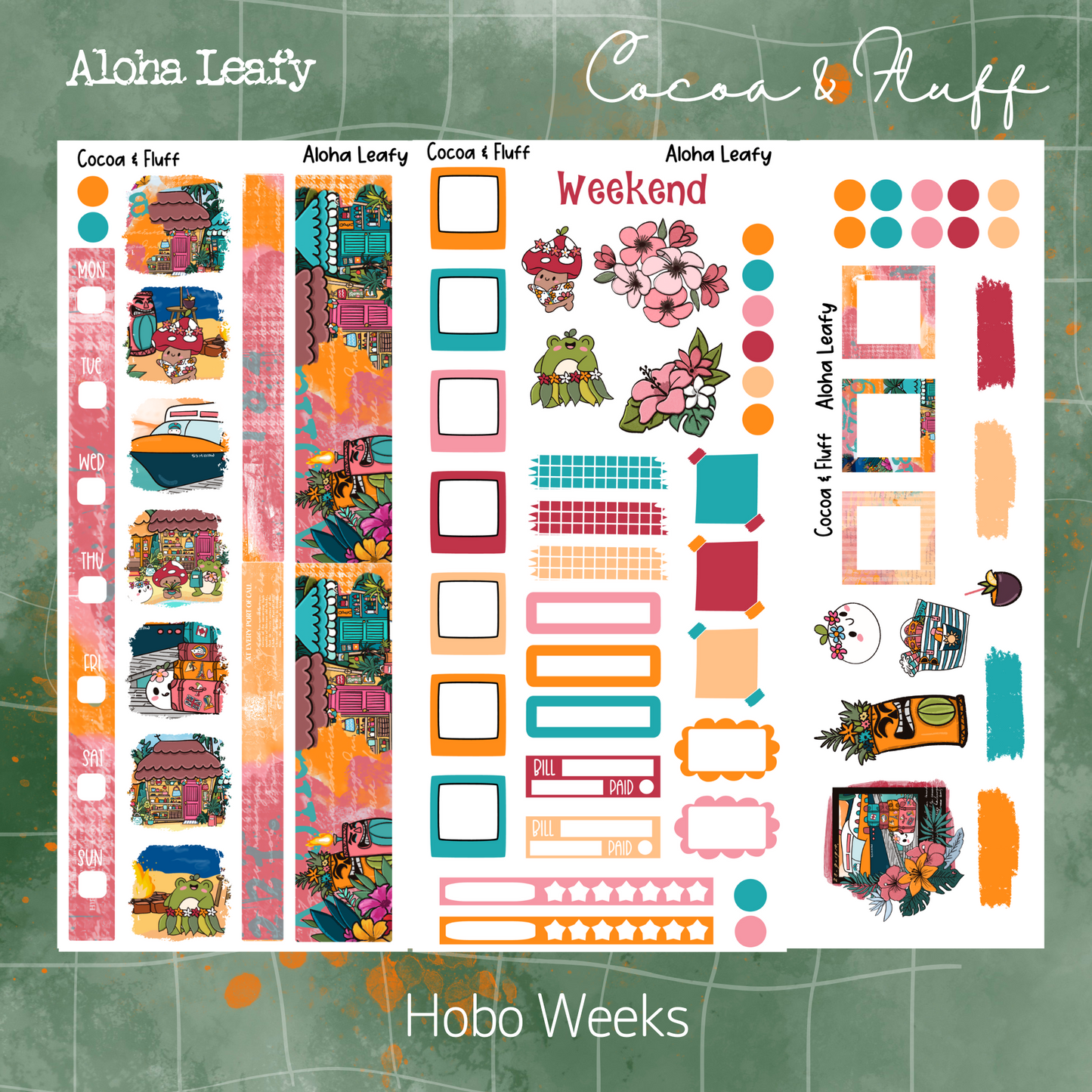 Aloha Leafy Weeks Sized Kit