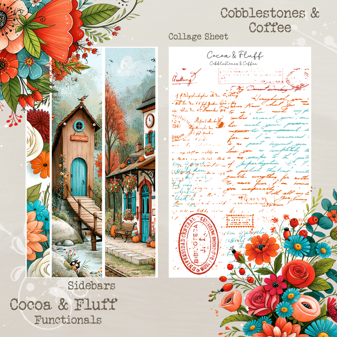 Functional Planner Stickers – Cobblestones & Coffee