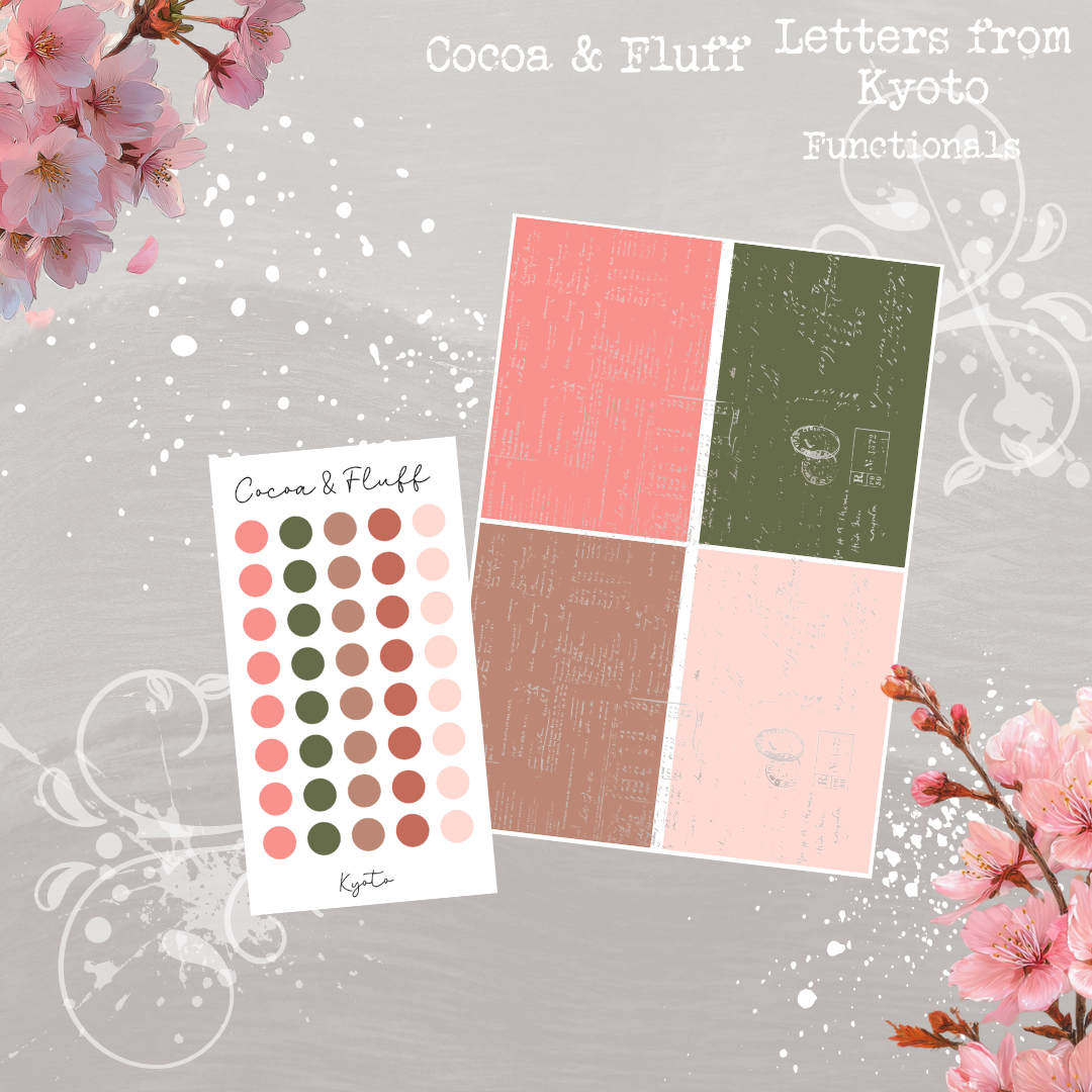Functional Planner Stickers – Letters from Kyoto
