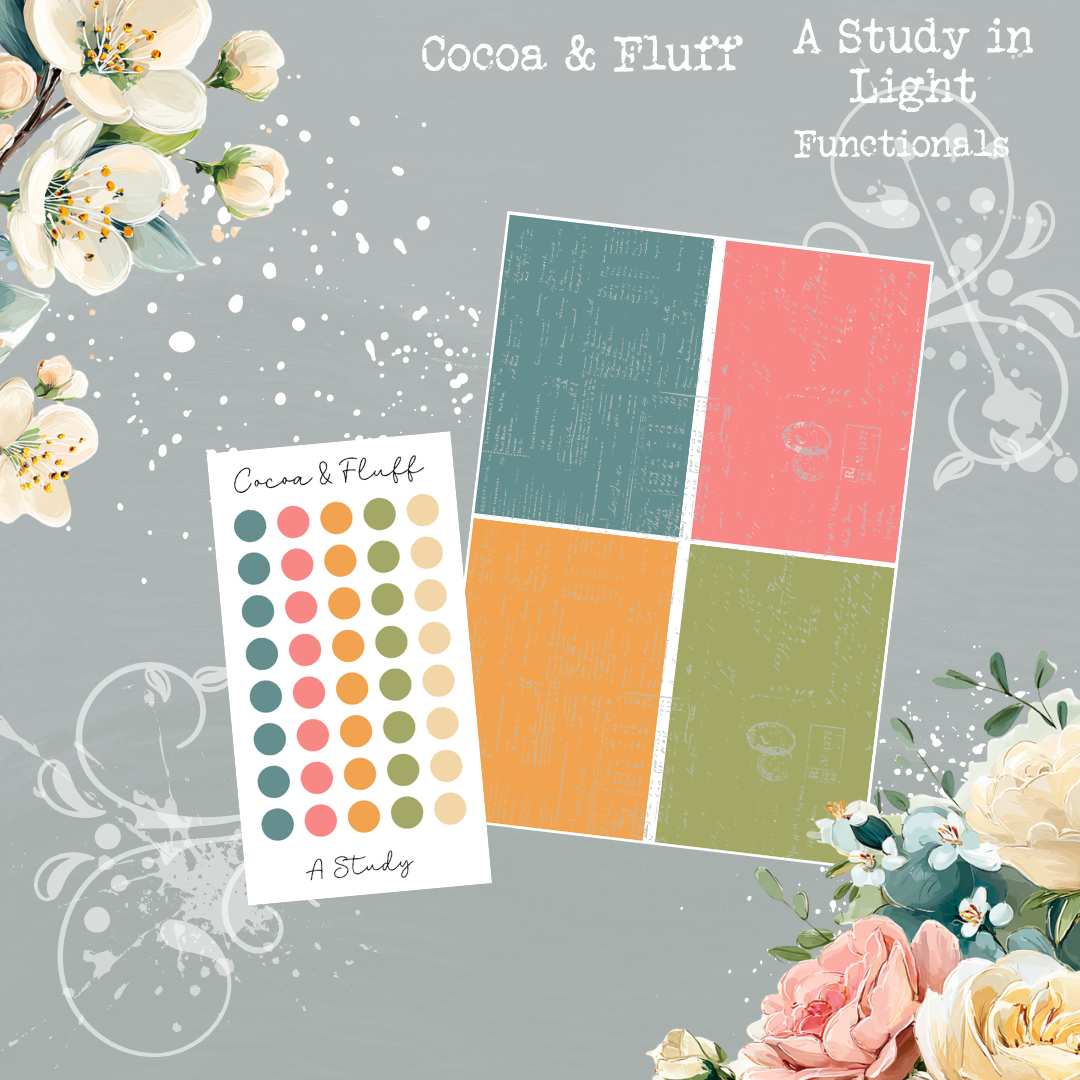 Functional Planner Stickers – A Study in Light