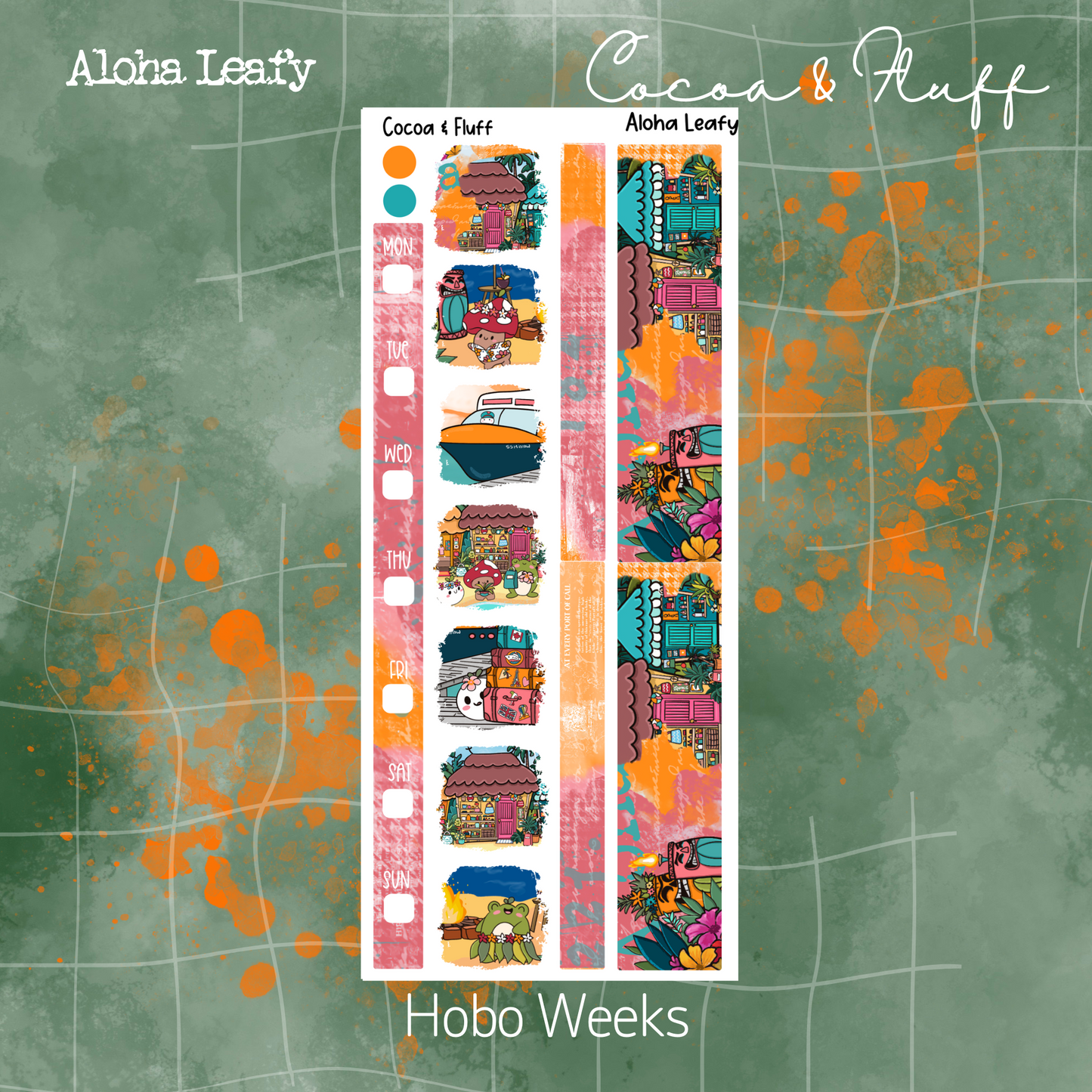 Aloha Leafy Weeks Sized Kit