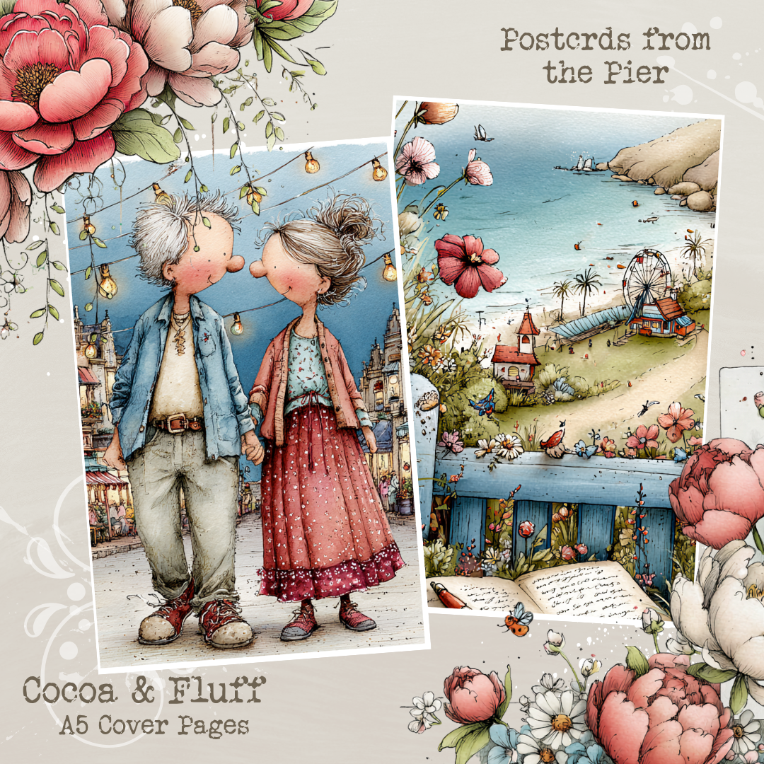 A5 Cover Sheets - NEW ITEM - Postcards from the Pier