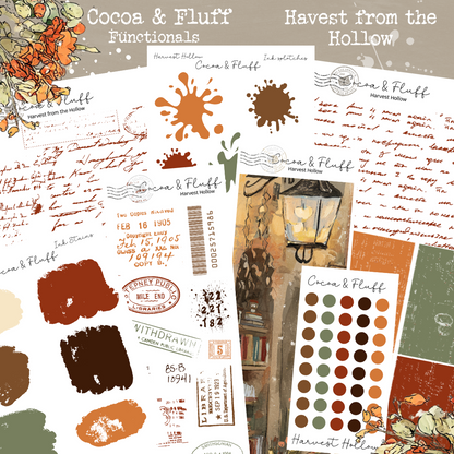 Functional Planner Stickers – Harvest from the Hollow