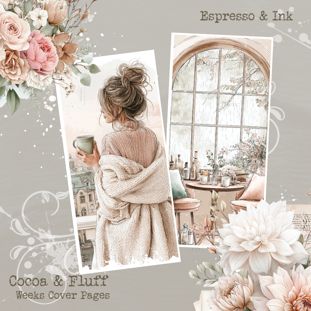 Weeks Cover Sheets - NEW ITEM - Espresso & Ink