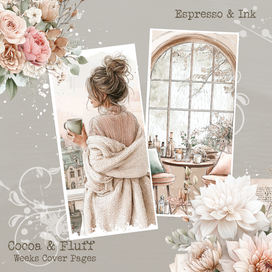 Weeks Cover Sheets - NEW ITEM - Espresso & Ink