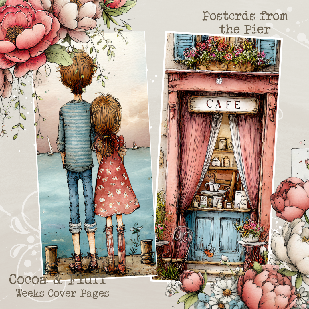 Weeks Cover Sheets - NEW ITEM - Postcards from the Pier