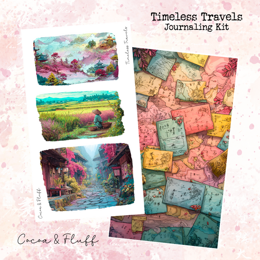Timeless Travels | Japan Travel Art Collection | Created by Christopher | Supports College Fund