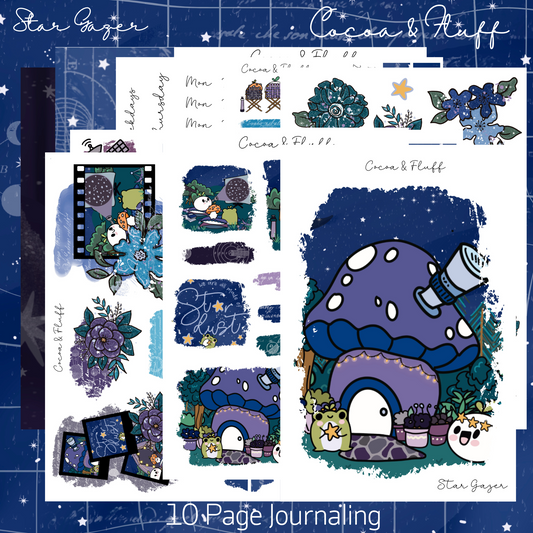 Star Gazer 10 Page Journaling Kit