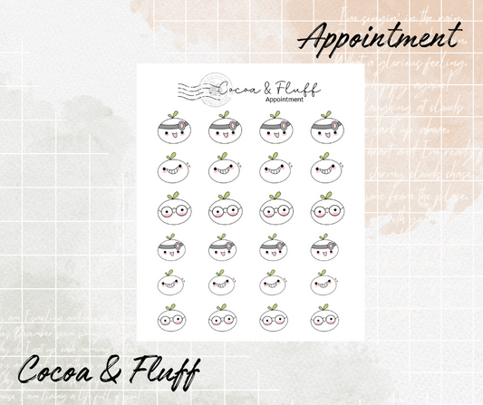 Appointment Leafy Planner Icons