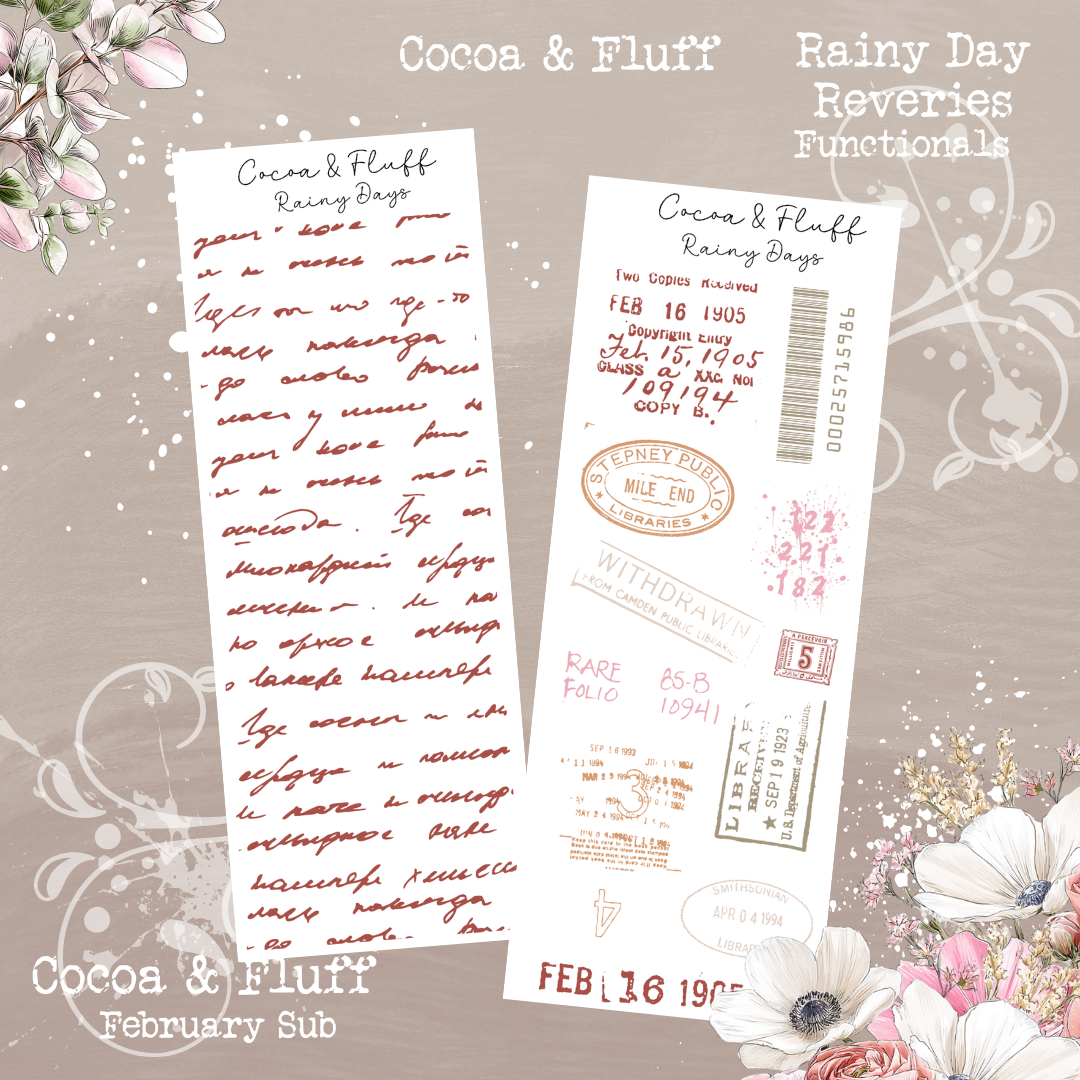 Functional Planner Stickers – Rainy Day Reveries