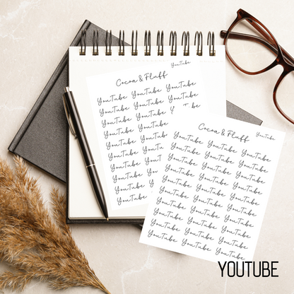 Fancy Planner Scripts Single Font