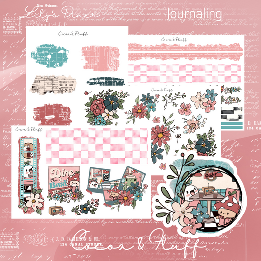 Lily's Diner Deco Journaling Kit