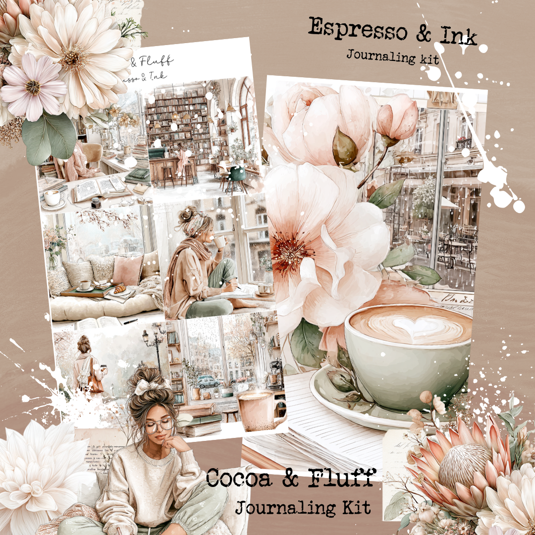 Espresso & Ink 12 Pg Journaling Kit – Cocoa & Fluff