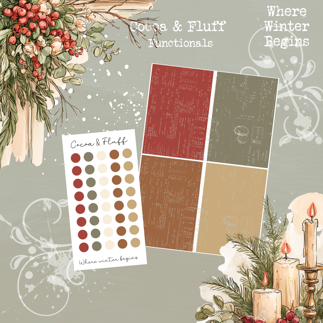 Functional Planner Stickers – Where Winter Begins