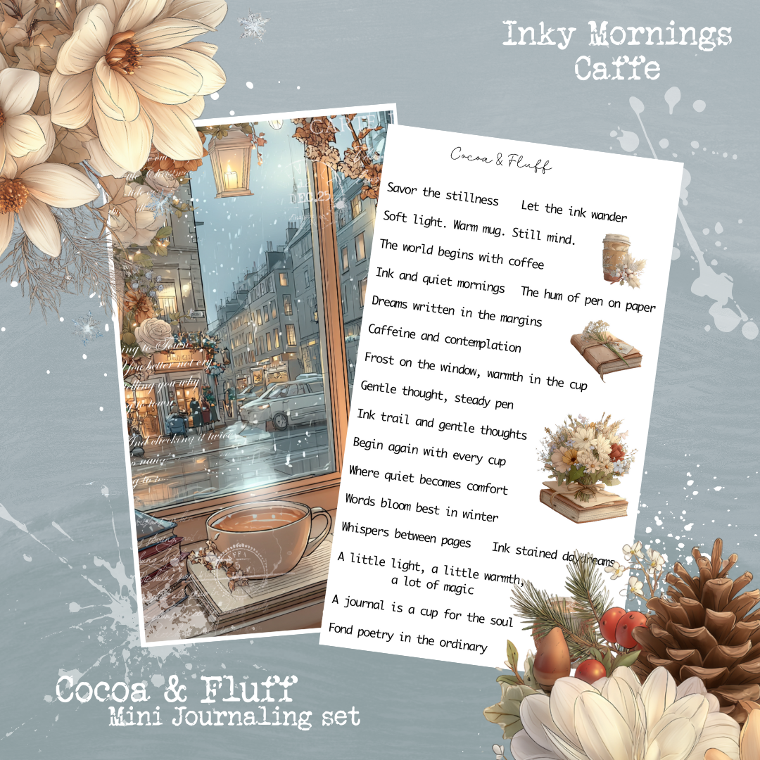 Inky Mornings Caffe Mini Journaling Collection
